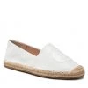 Femme Espadrilles TOMMY HILFIGER - Th Logo Leather Espadrille FW0FW06168 Ecru YBL Blanc -Tommy Hilfiger Soldes 01 0000209910094 plj
