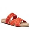 Femme Espadrilles TOMMY HILFIGER - Webbing Flat Espadrille FW0FW06307 Hawaiian Coral XMV Orange -Tommy Hilfiger Soldes 01 0000209910711 kt