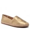 Femme Espadrilles TOMMY HILFIGER - Th Logo Metallic Espadrille FW0FW06318 Light Gold 0LJ Or -Tommy Hilfiger Soldes 01 0000209911008 ks 2