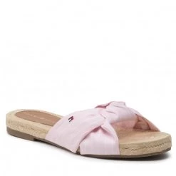 Femme Espadrilles TOMMY HILFIGER - Th Stripes Flat Espadrille FW0FW06529 Pastel Pink TPD Rose