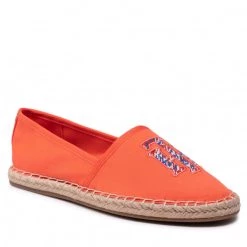 Femme Espadrilles TOMMY HILFIGER - Th Logo Espadrille FW0FW06158 Hawaiian Coral XMV Orange