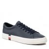 Homme Sneakers Tommy Hilfiger - Modern Vulc Corporate Leather FM0FM04036 Desert Sky DW5 Bleu Marine