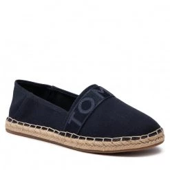 Femme Espadrilles TOMMY HILFIGER - Webbing Espadrille FW0FW06434 Desert Sky DW5 Bleu Marine