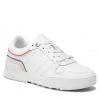 Femme Sneakers Tommy Hilfiger - Low Cut Basket Sneaker FW0FW06524 White YBR Blanc