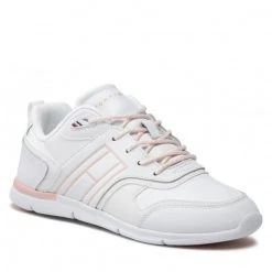 Femme Sneakers TOMMY HILFIGER - Th Lightweight Sneaker FW0FW06592 White YBR Blanc