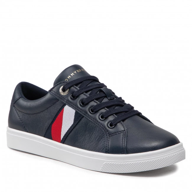 Femme Sneakers TOMMY HILFIGER - Corporate Tommy Cupsole FW0FW06605 Desert Sky DW5 Bleu Marine 3 Femme Sneakers TOMMY HILFIGER - Corporate Tommy Cupsole FW0FW06605 Desert Sky DW5 Bleu Marine