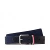 Accessoires Ceinture Enfant Tommy Hilfiger - Elasticated Leather Belt AM0AM09610 DW6 Bleu Marine -Tommy Hilfiger Soldes 01 0000300532652 mt