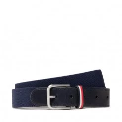 Accessoires Ceinture Enfant Tommy Hilfiger - Elasticated Leather Belt AM0AM09610 DW6 Bleu Marine