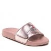 Enfant Mules / Sandales De Bain TOMMY HILFIGER - Logo Print Pool Slide T3A0-32442-1367 M Rose Gold 341 Rose