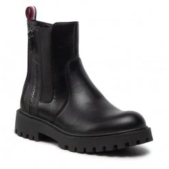 Enfant Bottes Tommy Hilfiger - Cheksea Boot T3A5-32390-1355 Black 999 Noir