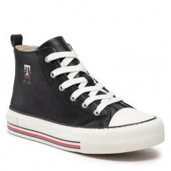 Enfant Sneakers Tommy Hilfiger - High Top Lace Up Sneaker T3A9-32288-1355 S Black 999 Noir