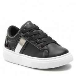 Enfant Sneakers TOMMY HILFIGER - Low Cut Lace-Up Sneaker T3A9-32310-1451 Black 999 Noir