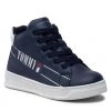 Enfant Sneakers TOMMY HILFIGER - High Top Lace-Up Sneaker T3B9-32463-1431 M Blue/White X007 Bleu Marine