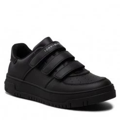 Enfant Sneakers Tommy Hilfiger - Low Cut Velcro Sneaker T3B9-32481-1355 S Black 999 Noir