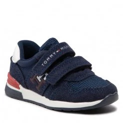 Enfant Sneakers Tommy Hilfiger - Low Cut Velcro Sneaker T1B9-32490-1450 M Blue Bleu Marine