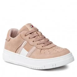 Enfant Sneakers TOMMY HILFIGER - Low Cut Lace-Up Sneaker T3A9-32341-1477 S Nude 359 Beige