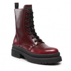 Enfant Bottes De Randonnée Tommy Hilfiger - Lace Up BootieT4A5-32415-1453 Bordeaux 356 Bordeaux