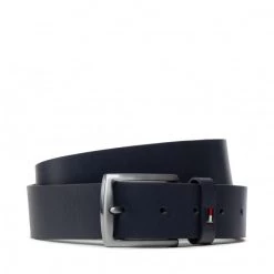 Accessoires Ceinture Homme Tommy Hilfiger - Denton Leather 3.5 AM0AM10312 DW6 Bleu Marine