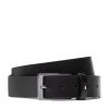Accessoires Ceinture Homme TOMMY HILFIGER - Layton Leather 3.5 AM0AM10316 BDS Noir -Tommy Hilfiger Soldes 01 0000301070856 pa