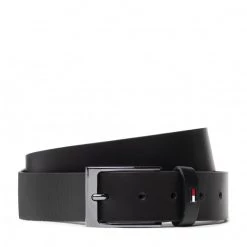 Accessoires Ceinture Homme TOMMY HILFIGER - Layton Leather 3.5 AM0AM10316 BDS Noir