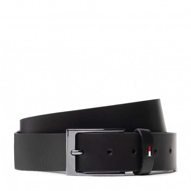 Accessoires Ceinture Homme TOMMY HILFIGER - Layton Leather 3.5 AM0AM10316 BDS Noir 3 Accessoires Ceinture Homme TOMMY HILFIGER - Layton Leather 3.5 AM0AM10316 BDS Noir
