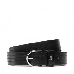 Accessoires Ceinture Femme Tommy Hilfiger - Th Timeless 3.5 Se AW0AW13976 BDS Noir