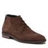 Homme Boots Tommy Hilfiger - Signature Hilfiger Suede Boot FM0FM04174 Cocoa GT6 Marron