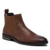 Homme Bottines Chelsea TOMMY HILFIGER - Signature Hilfiger Lth Chelsea FM0FM04177 Winter Cognac GVI Marron
