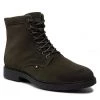 Homme Bottes TOMMY HILFIGER - Elevated Rounded Suede Lace Boot FM0FM04185 Olive MR9 Vert -Tommy Hilfiger Soldes 01 0000301099611 ki