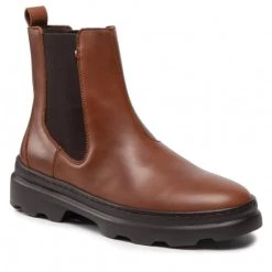 Homme Bottines Chelsea TOMMY HILFIGER - Comfort Hilfiger Leather Chelsea FM0FM04193 Winter Cognac GVI Marron
