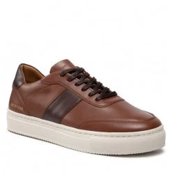 Homme Sneakers Tommy Hilfiger - Premium Cupsole Stripe FM0FM04284 Winter Cognac GVI Marron