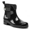Femme Bottes De Pluie Tommy Hilfiger - Ankle Rainboot With Metal Detail FW0FW06777 Black BDS Noir