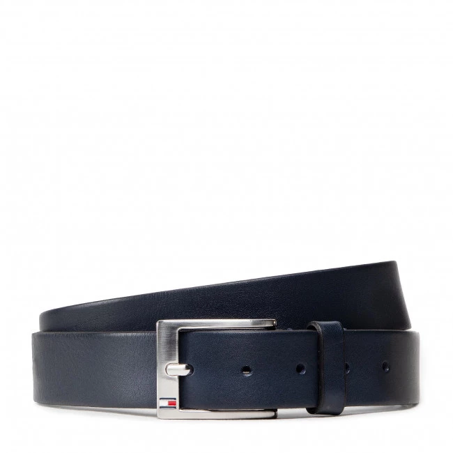 Accessoires Ceinture Homme Tommy Hilfiger - New Aly Belt AM0AM08363 403 Bleu Marine 3 Accessoires Ceinture Homme Tommy Hilfiger - New Aly Belt AM0AM08363 403 Bleu Marine
