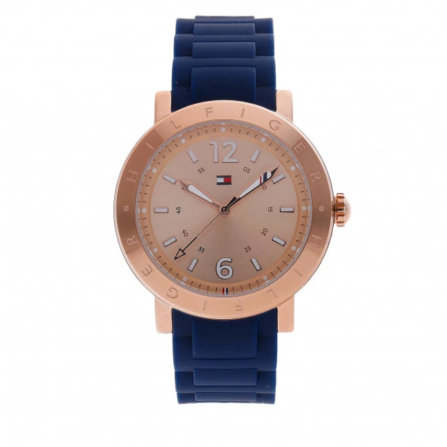 Accessoires Montre Tommy Hilfiger - 1781617 Navy/Rose Gold Bleu Marine, Plaqué Or Rose 3 Accessoires Montre Tommy Hilfiger - 1781617 Navy/Rose Gold Bleu Marine, Plaqué Or Rose