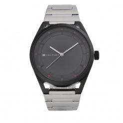 Accessoires Montre TOMMY HILFIGER - Collin 1791767 Black/Silver Noir, Argent
