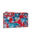 Accessoires Étui Cartes De Crédit Tommy Hilfiger - Th Timeless Cc Holder Print AW0AW11779 0JW Rouge, Bleu -Tommy Hilfiger Soldes 01 8720116476620 mf