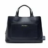 Sacs Sac à Main Tommy Hilfiger - Iconic Tommy Satchel AW0AW11996 C7H Bleu Marine -Tommy Hilfiger Soldes 01 8720117859545 plj