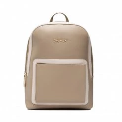 Tommy Hilfiger Soldes 35 Sacs Sac à Dos Tommy Hilfiger - Iconic Tommy Backpack AW0AW12317 AEG Beige