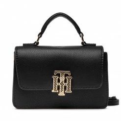 Tommy Hilfiger Soldes 33 Sacs Sac à Main Tommy Hilfiger - Th Outline Mini Crossover AW0AW12313 BDS Noir