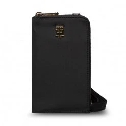 Accessoires Étui Téléphone Portable Tommy Hilfiger - My Tommy Phone Wallet AW0AW12407 BDS Noir