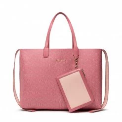 Sacs Sac à Main TOMMY HILFIGER - Iconic Tommy Tote Monogram AW0AW12321 T1A Rose