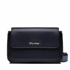 Tommy Hilfiger Soldes 31 Sacs Sac à Main TOMMY HILFIGER - Iconic Tommy Shoulder Bag AW0AW12308 C7H Bleu Marine