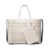 Sacs Sac à Main TOMMY HILFIGER - Iconic Tommy Tote Check AF4 Beige -Tommy Hilfiger Soldes 01 8720641019620 plj 1