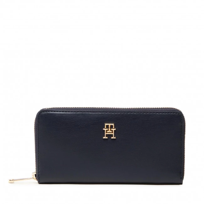 Accessoires Portefeuille Femme Grand Format Tommy Hilfiger - Iconic Tommy Large Za AW0AW13660 DW6 Bleu Marine 3 Accessoires Portefeuille Femme Grand Format Tommy Hilfiger - Iconic Tommy Large Za AW0AW13660 DW6 Bleu Marine