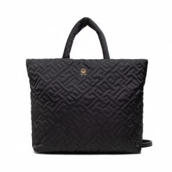 Sacs Sac à Main Tommy Hilfiger - My Tommy Idol Tote Mono AW0AW13144 BDS Noir