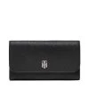 Accessoires Portefeuille Femme Grand Format Tommy Hilfiger - Th Element Large Flap Wallet AW0AW13663 Bds Noir 1 Accessoires Portefeuille Femme Grand Format Tommy Hilfiger - Th Element Large Flap Wallet AW0AW13663 Bds Noir -Tommy Hilfiger Soldes 01 8720641960656 mt