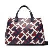 Sacs Sac à Main TOMMY HILFIGER - Iconic Tommy Satchel Monogram AW0AW12824 XJS Multicolore -Tommy Hilfiger Soldes 01 8720641961110 ks