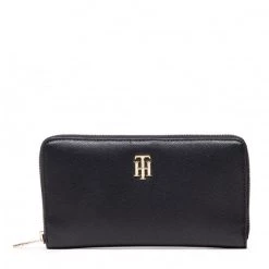 Accessoires Portefeuille Femme Grand Format Tommy Hilfiger - Timeless Large Za AW0AW13645 BDS Noir