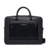 Accessoires Sac Ordinateur Tommy Hilfiger - Business Leather Computer Bag AM0AM10283 Bds Noir