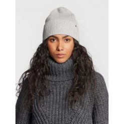 Accessoires Bonnet Tommy Hilfiger - Essential Flag AW0AW13819 0IM Gris